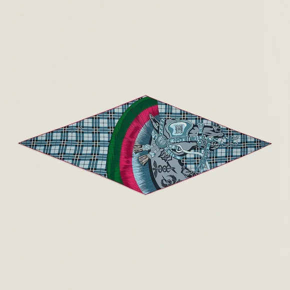 Hermès Cheval Punk Scarf/Losange Cashmere & Silk - Picture 3 of 14